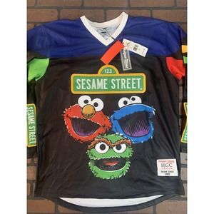 SESAME STREET Headgear‎ Classics Hockey Jersey ~Never Worn~ XL